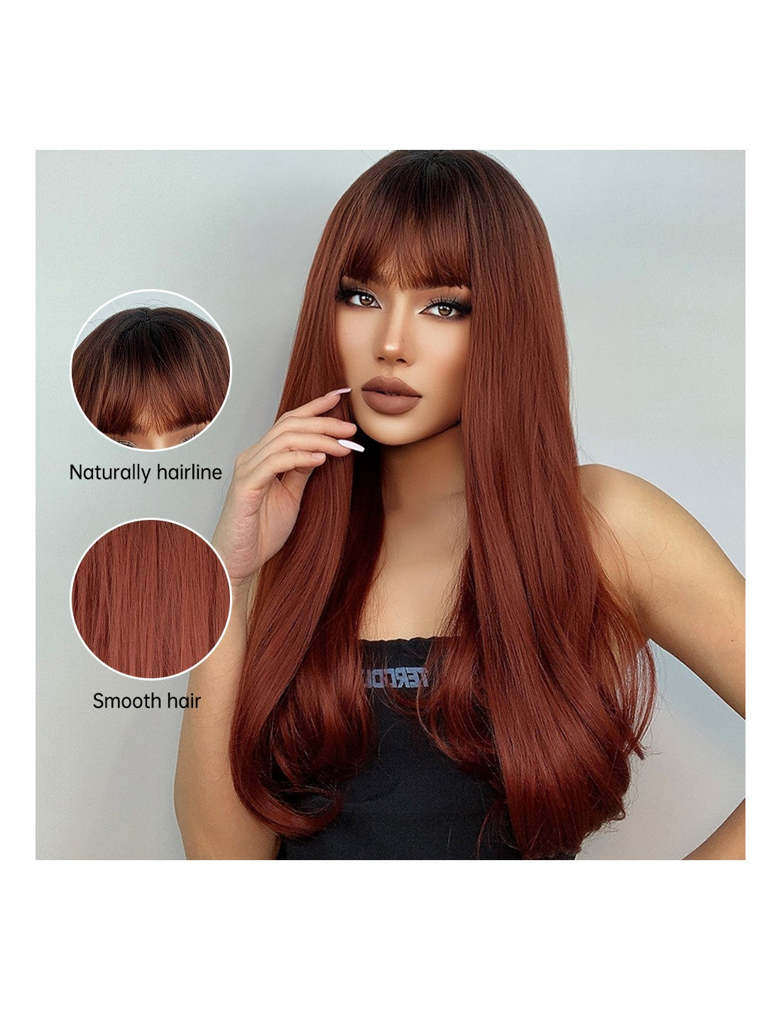 Peruca Par Sintetic GRAZIANA Ombre Saten/Roscat