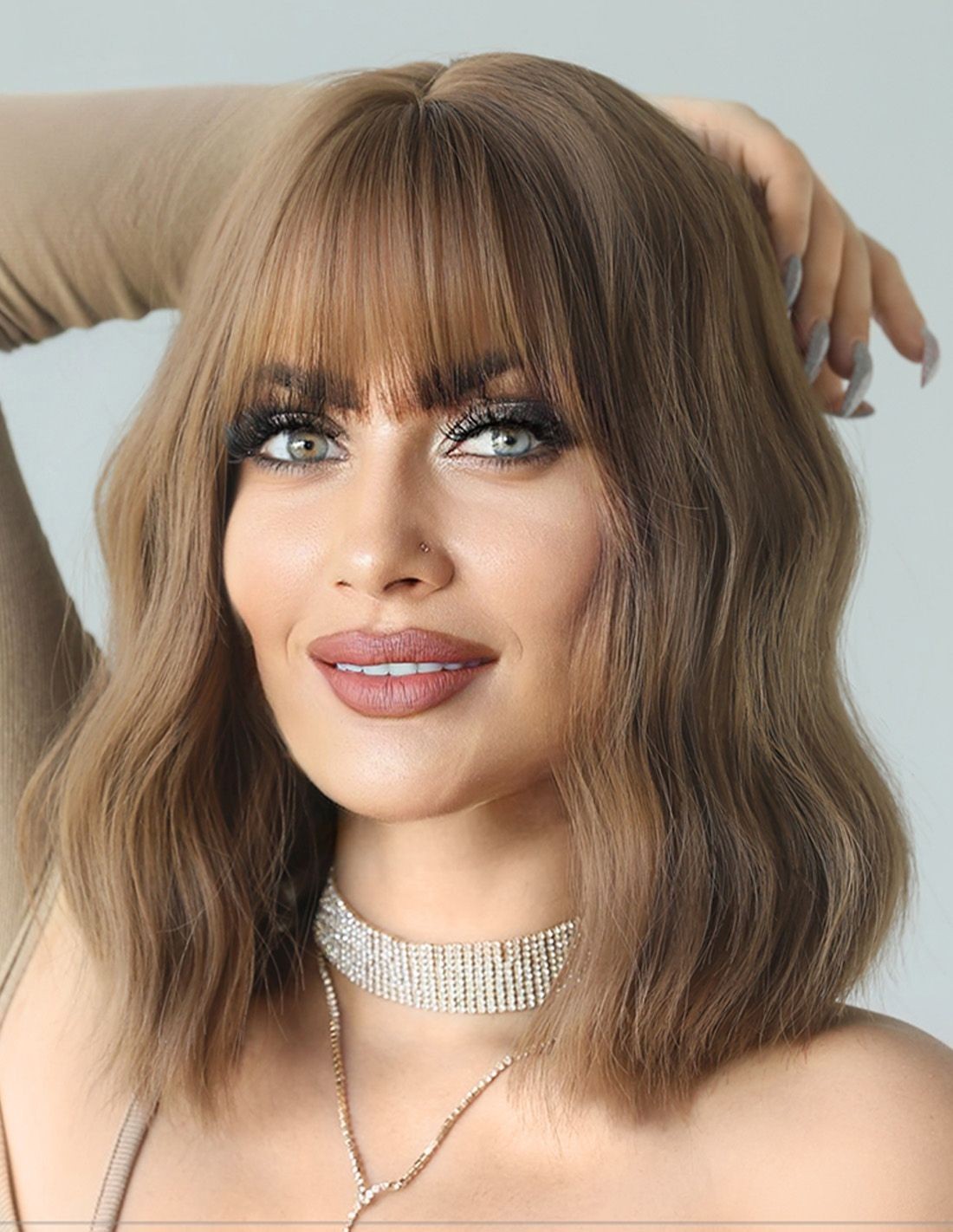 Peruca Par Sintetic KIRRA Blond Inchis Miere