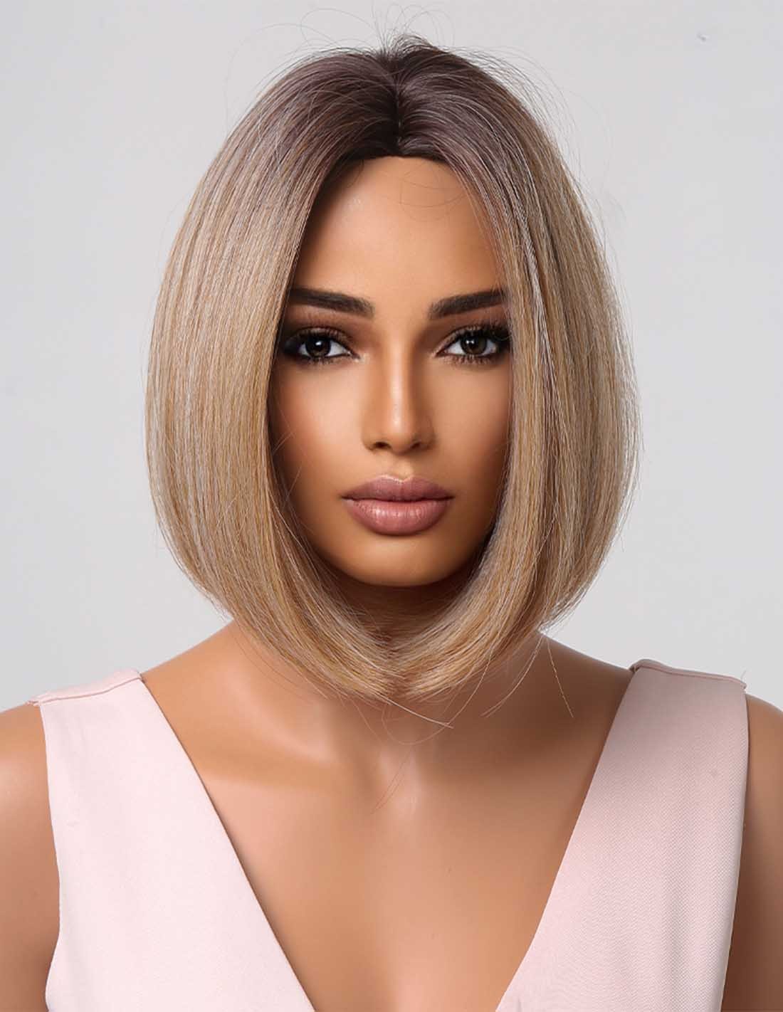 Peruca Par Sintetic VENUS Ombre Saten Mediu/ Blond Bej/Blond Auriu