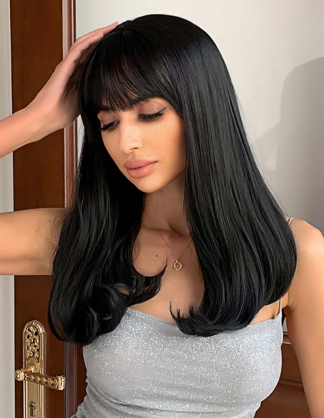 Peruca Par Naturala Fashion RAHELA Negru Intens
