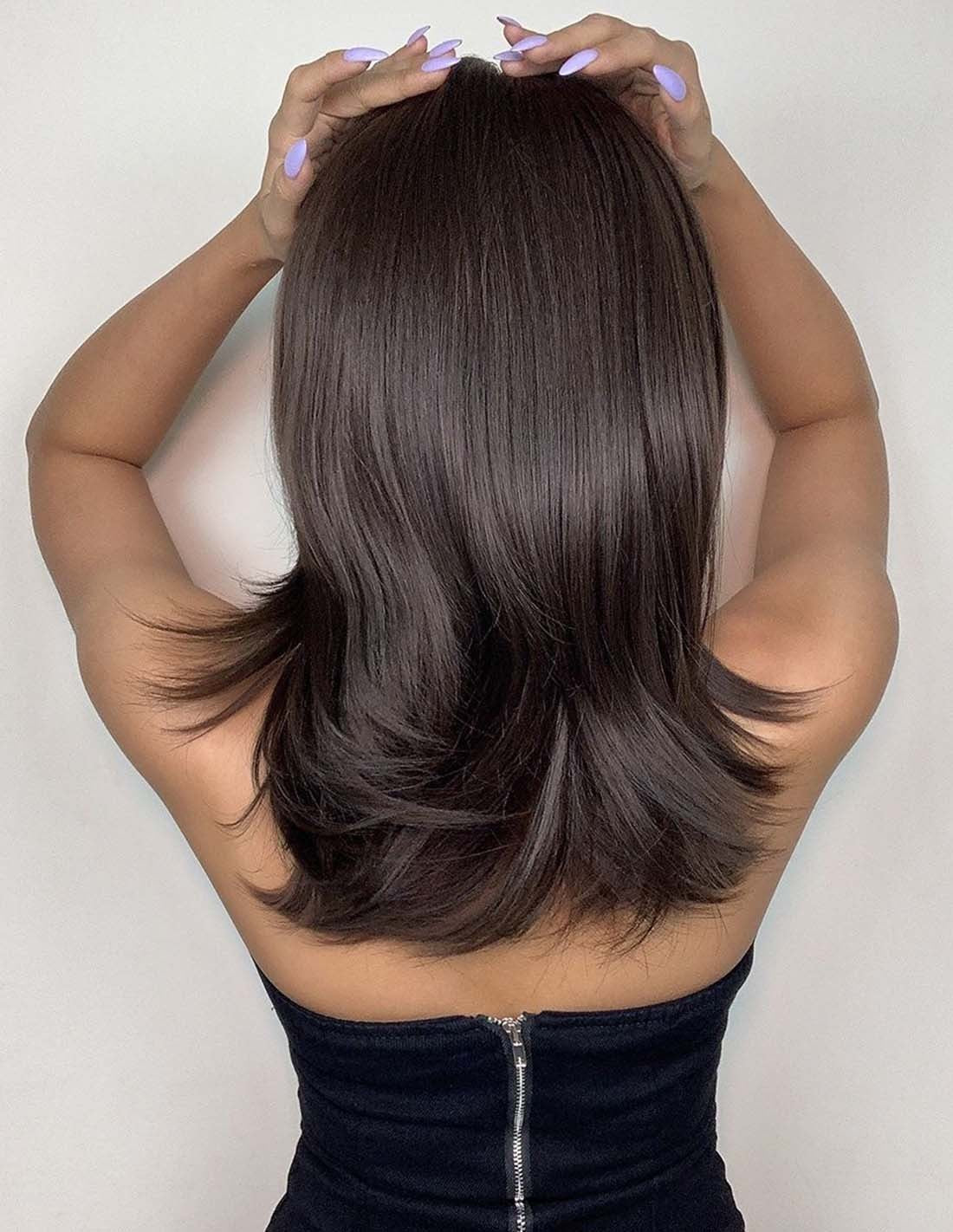 Peruca Par Naturala Fashion DORIS Saten Inchis