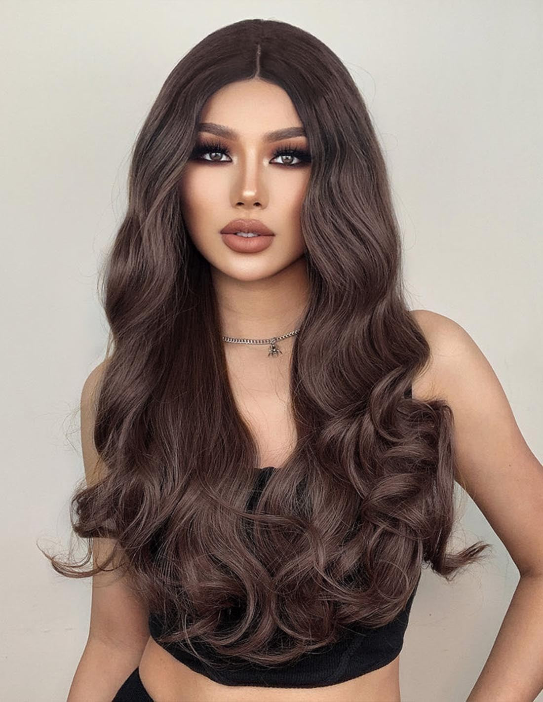 Peruca Par Naturala Fashion ROWENA Saten Ciocolatiu