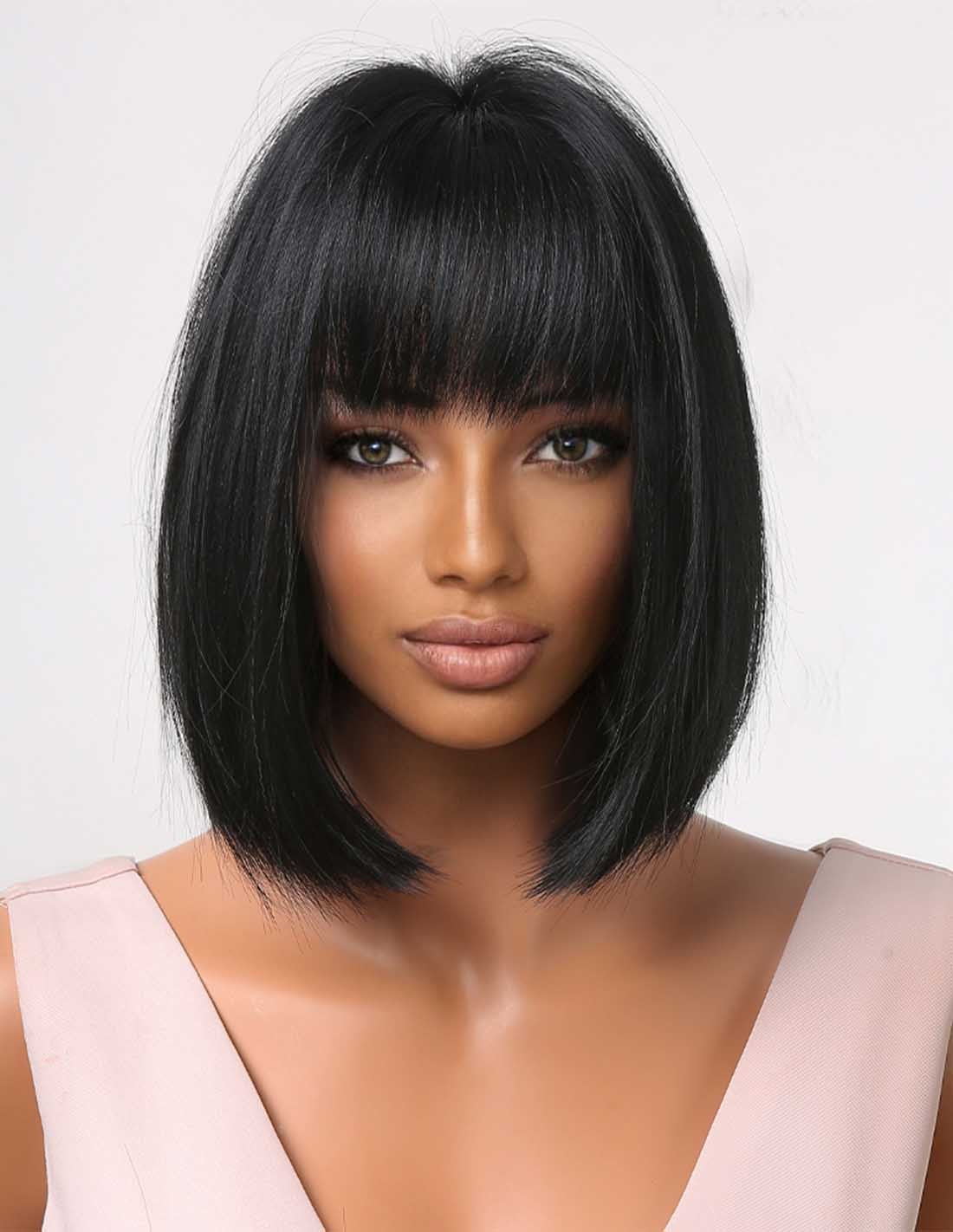 Peruca Par Naturala Fashion BERRY Negru Intens