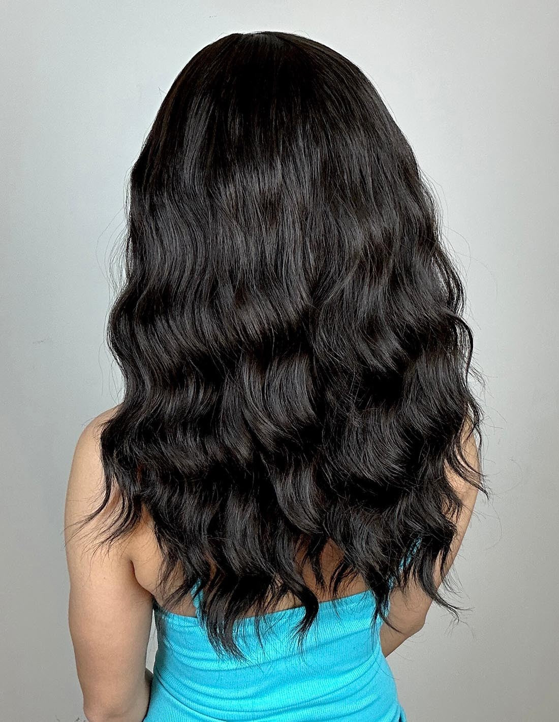 Peruca Par Naturala Fashion UMIKA Negru Intens