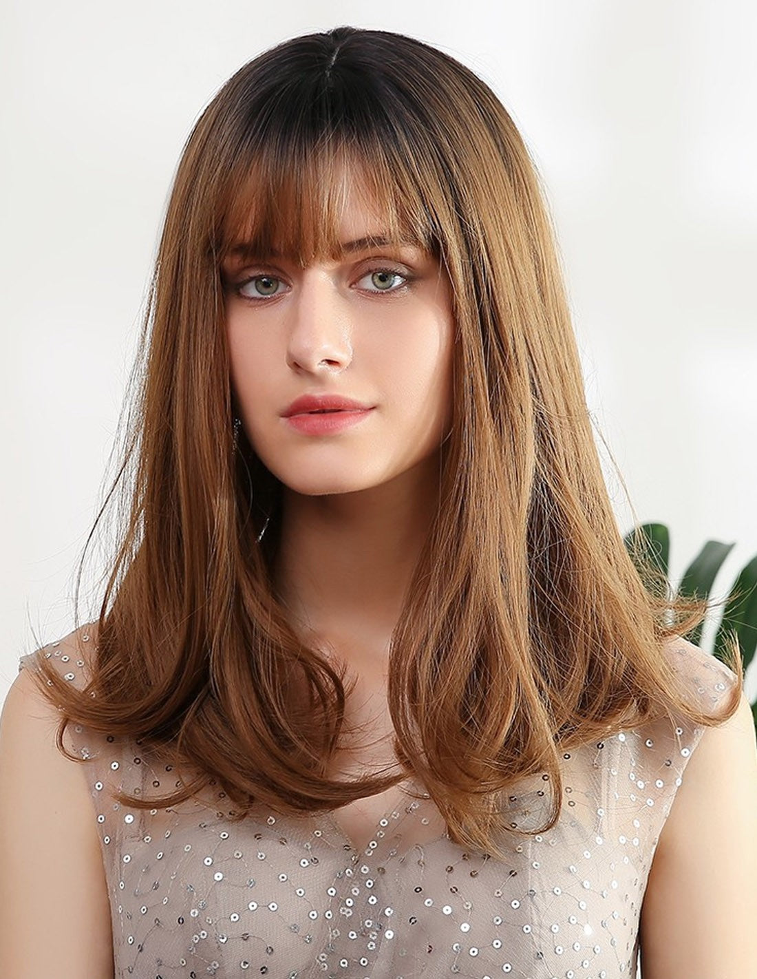 Peruca Par Naturala Fashion LELIA Ombre Saten Natural/Saten Caramel
