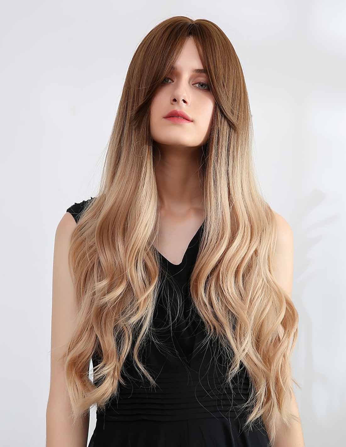 Peruca Par Sintetic GIANNA Ombre SatenMediu/Blond Bej