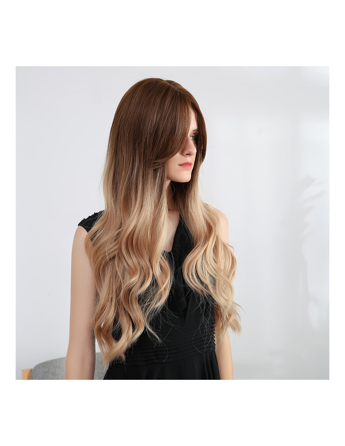 Peruca Par Sintetic GIANNA Ombre SatenMediu/Blond Bej