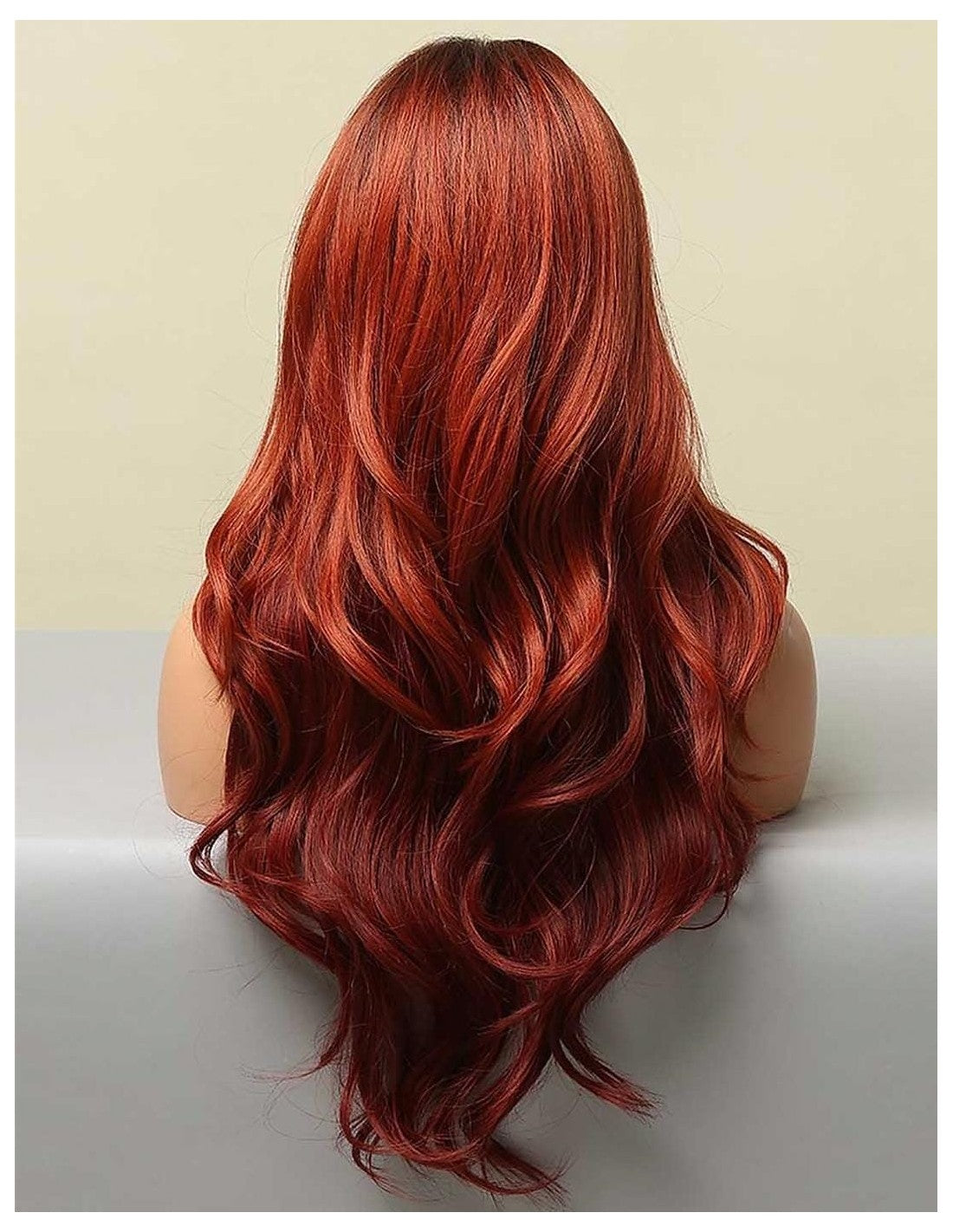 Peruca Look Natural ALMA Balayage Roscat Intens/Visiniu