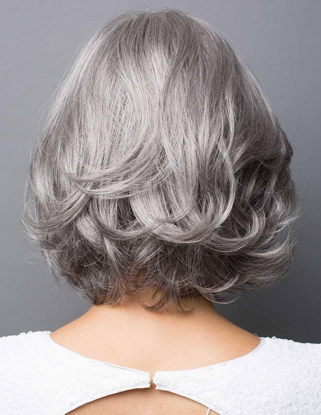 Peruca Par Sintetic SABINE White Gray