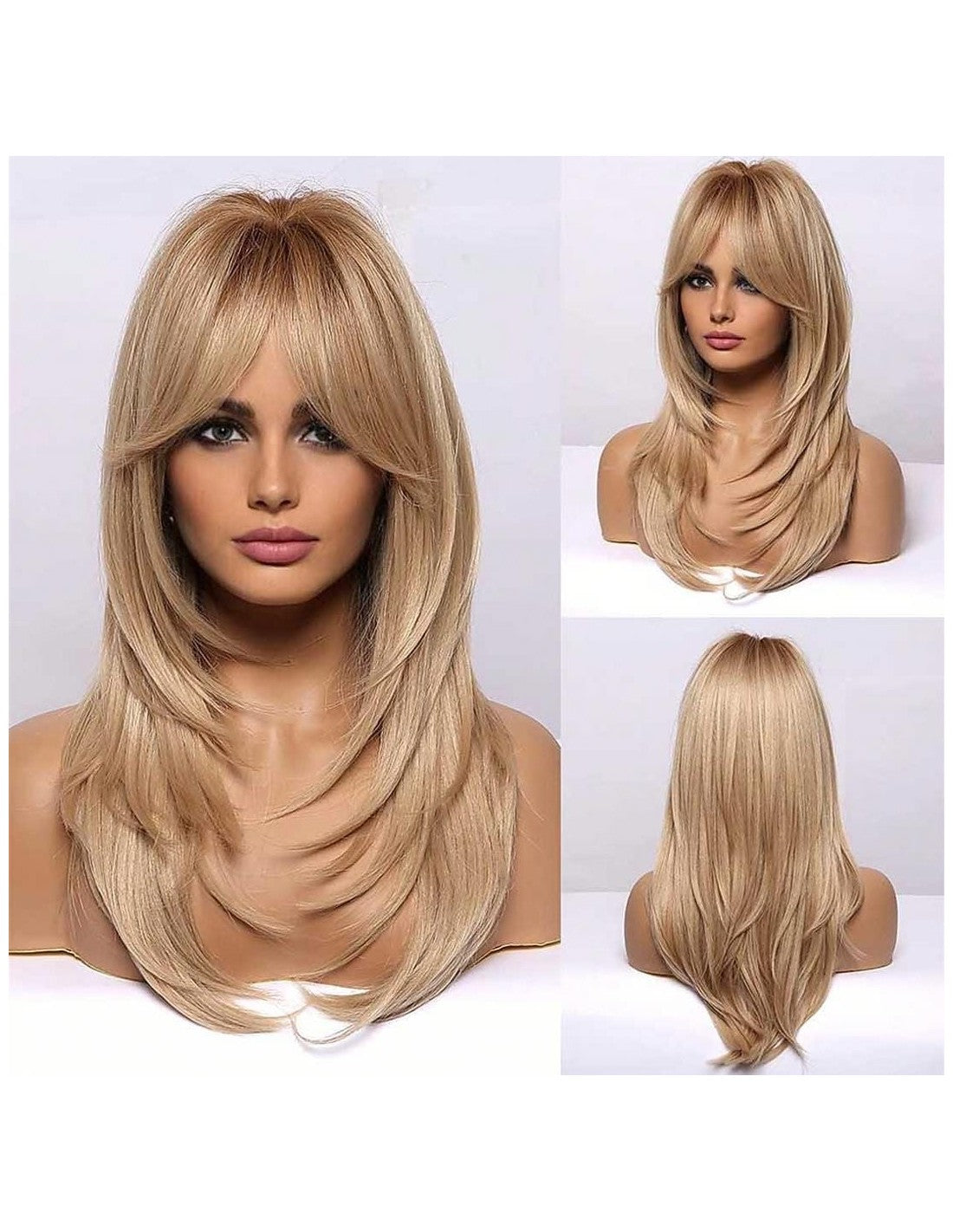 Peruca Par Sintetic ELEONORA Blond Bej