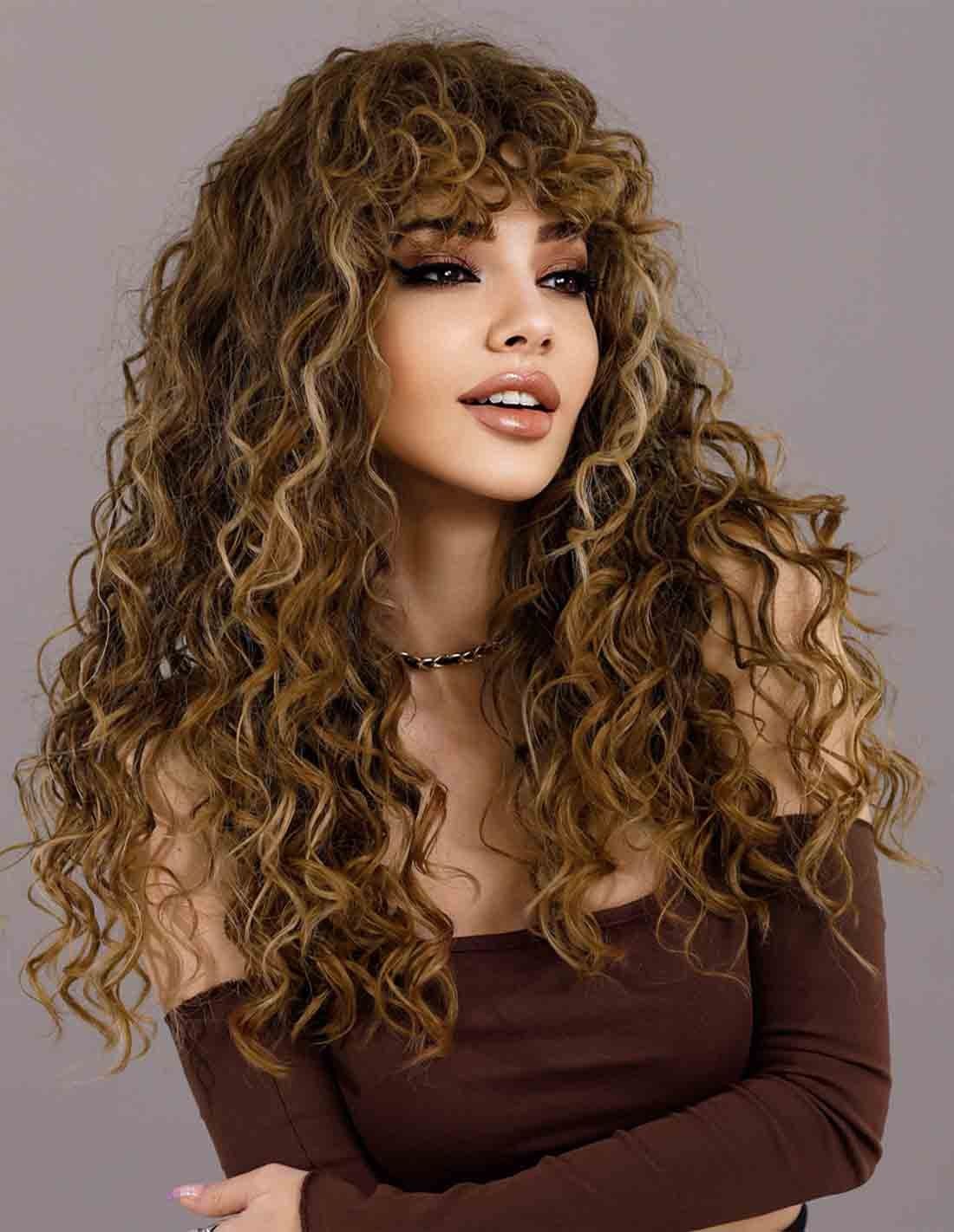 Peruca Look Natural ZAIRA Balayage Saten Deschis/Blond Miere