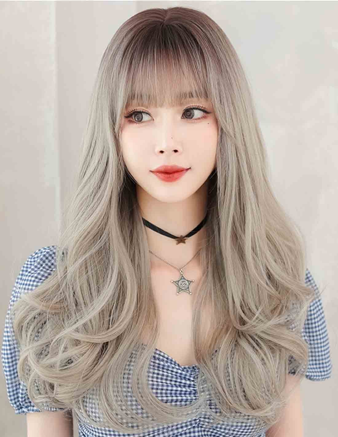 Peruca Look Natural CARLIA Saten Deschis/Blond Perlat