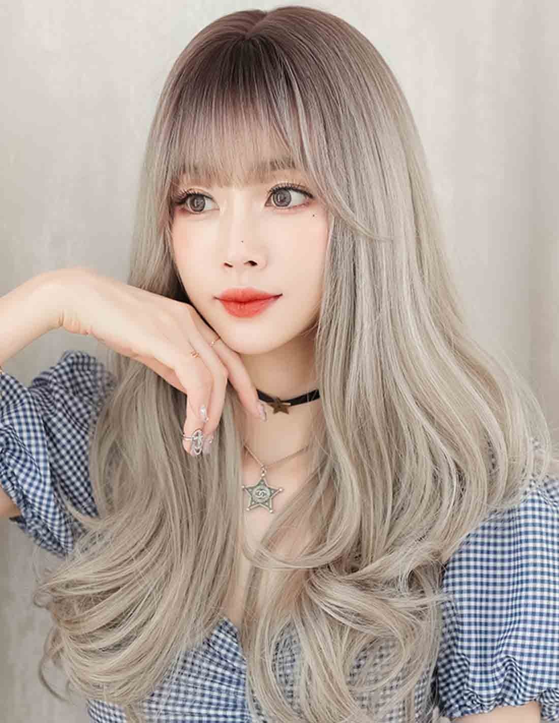 Peruca Look Natural CARLIA Saten Deschis/Blond Perlat