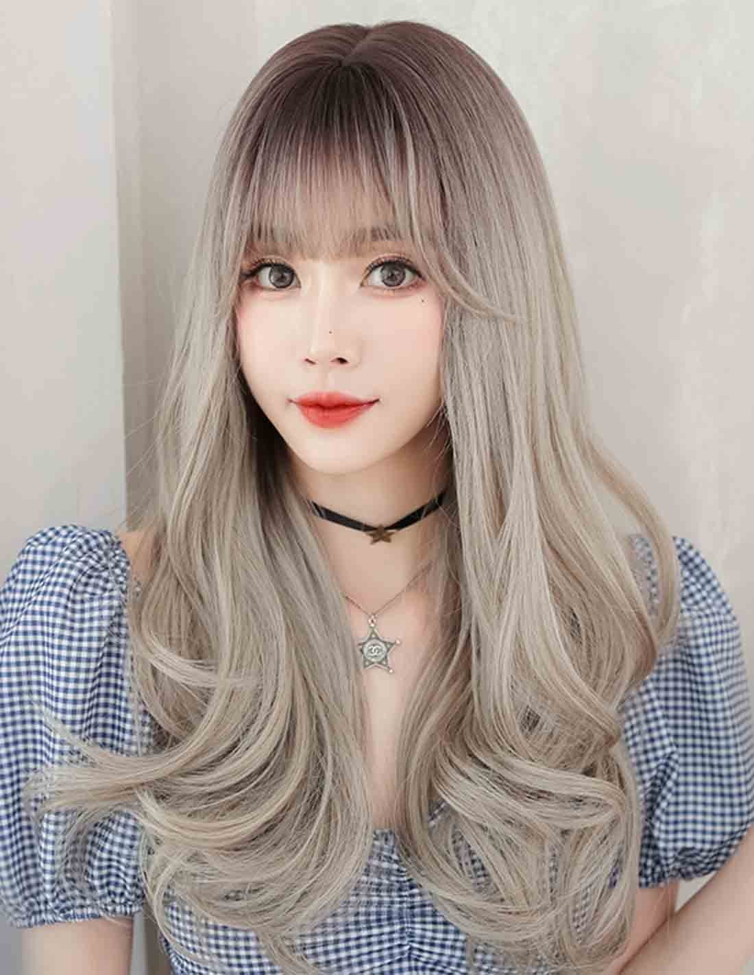 Peruca Look Natural CARLIA Saten Deschis/Blond Perlat